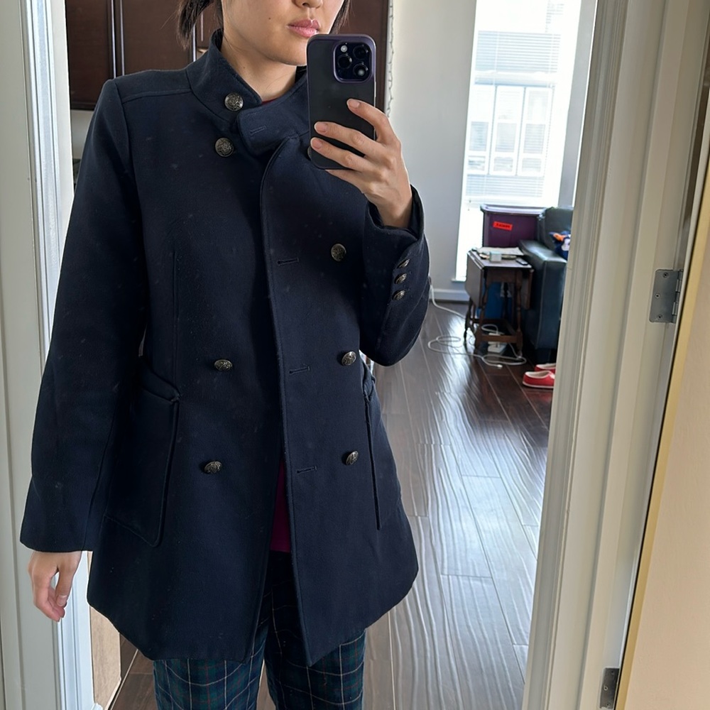 Navy blue coat